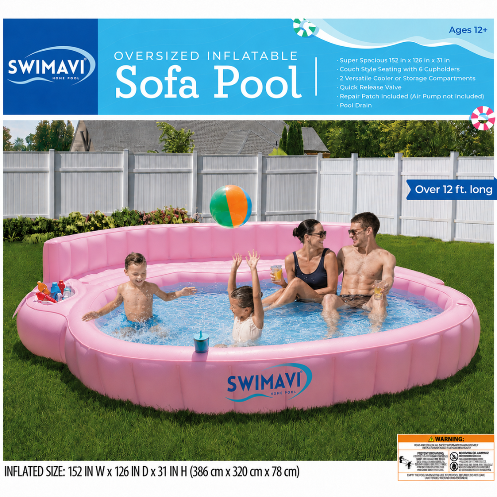 Swimavi Luxury Inflatable Lounge Pool
